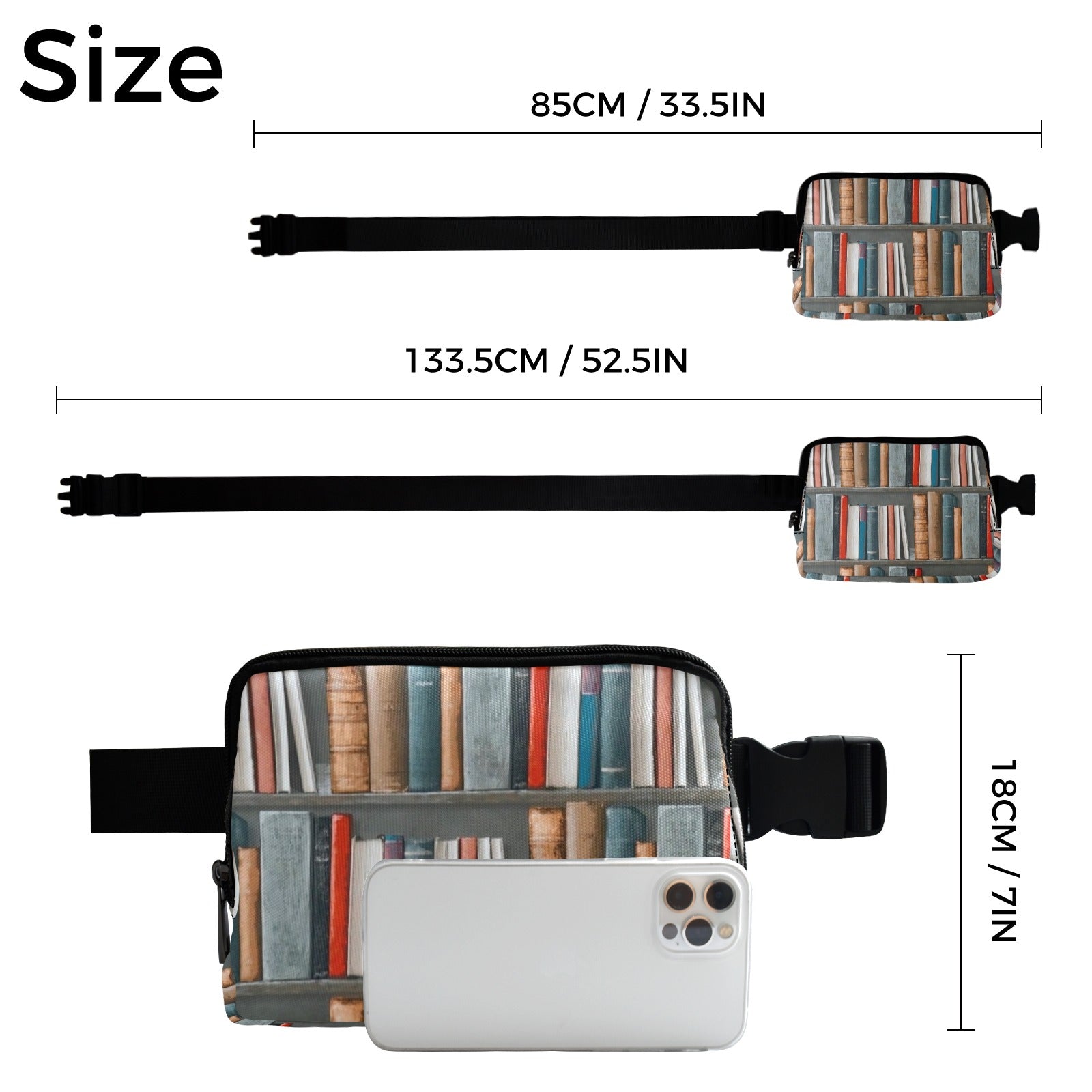 Books - Belt Bag