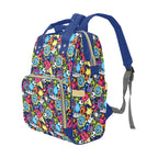 Sticker Music - Multi-Function Backpack, Nappy / Diaper Bag