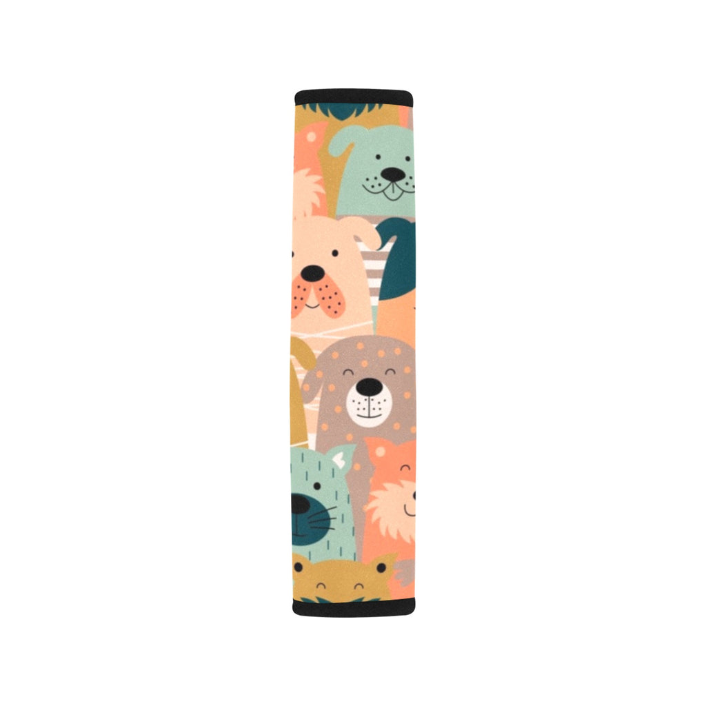 Lots Of Dogs Car Seat Belt Cover 7''x10'' (Pack of 2) Car Seat Belt Cover 7x10 (Pack of 2) animal Printed Offshore