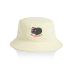 Cat, Merry Christmas - Christmas AS Colour Bucket Hat Butter One Size Christmas Bucket Hat Christmas Printed In Australia
