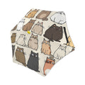 Lots Of Cats Kids Safe Round Corner Umbrella One Size Kids Safe Round Corner Umbrella animal Printed Offshore