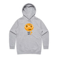 Why Not? - Womens Hoodie Grey Marle Womens Hoodie Printed In Australia