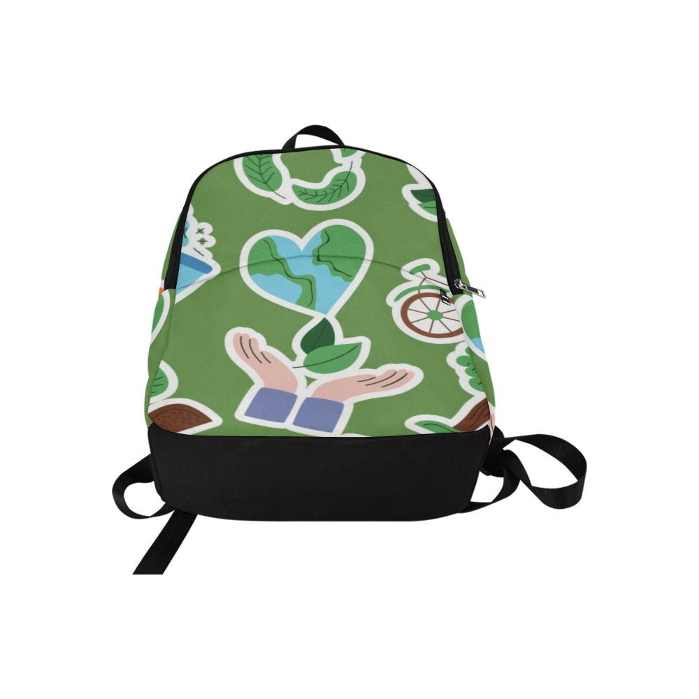 Earth Stickers - Fabric Backpack