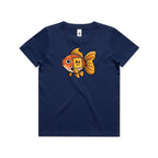 Gold Fish Periodic Table Element Kids AS Colour T-shirt