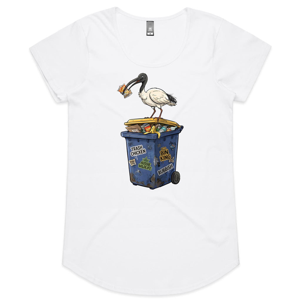 Bin Chicken Australian Ibis Women's AS Colour Scoop Neck T-Shirt