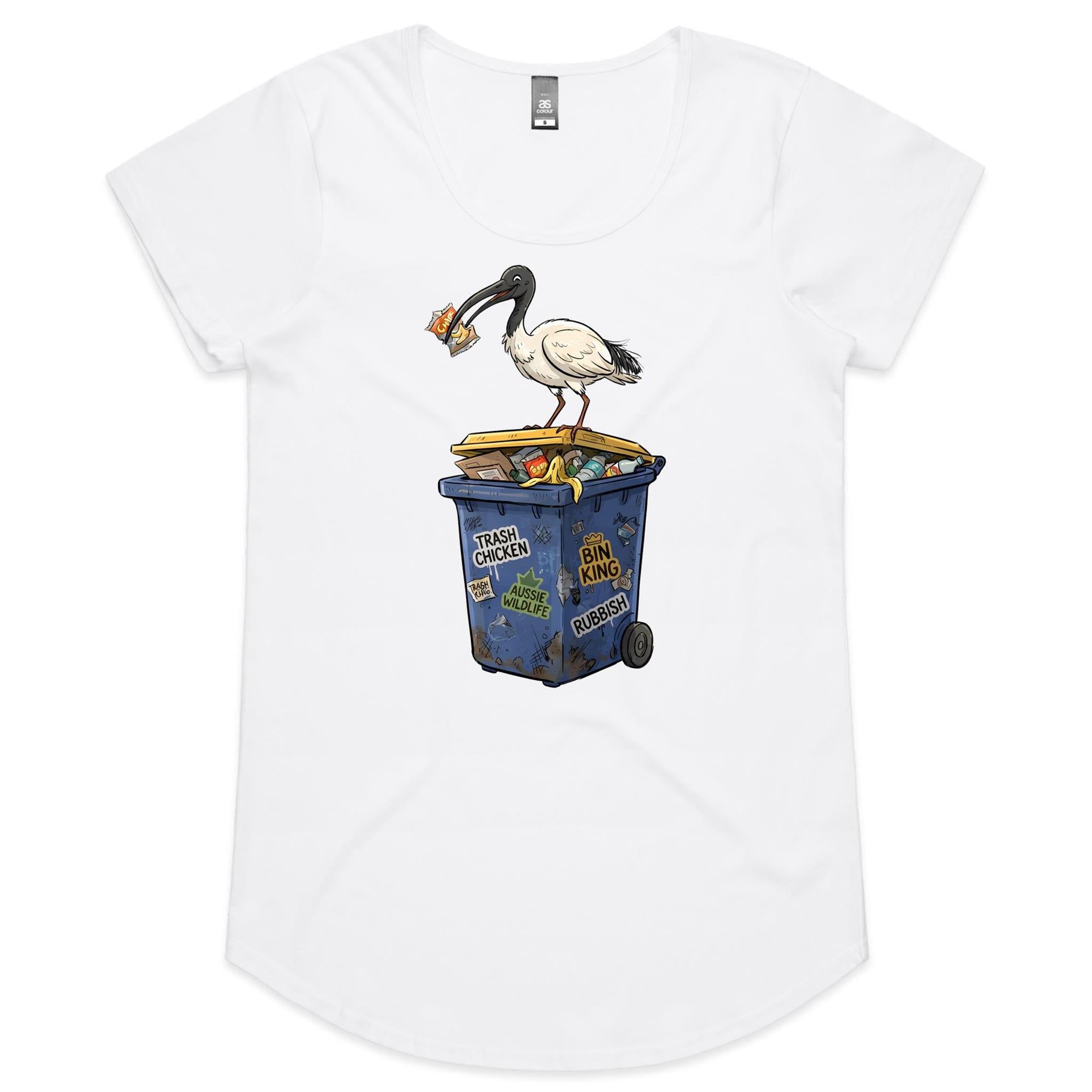 Bin Chicken Australian Ibis Women's AS Colour Scoop Neck T-Shirt