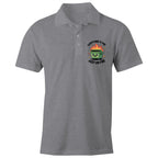 Everything Is Fine Dumpster Fire AS Colour Chad Polo Shirt