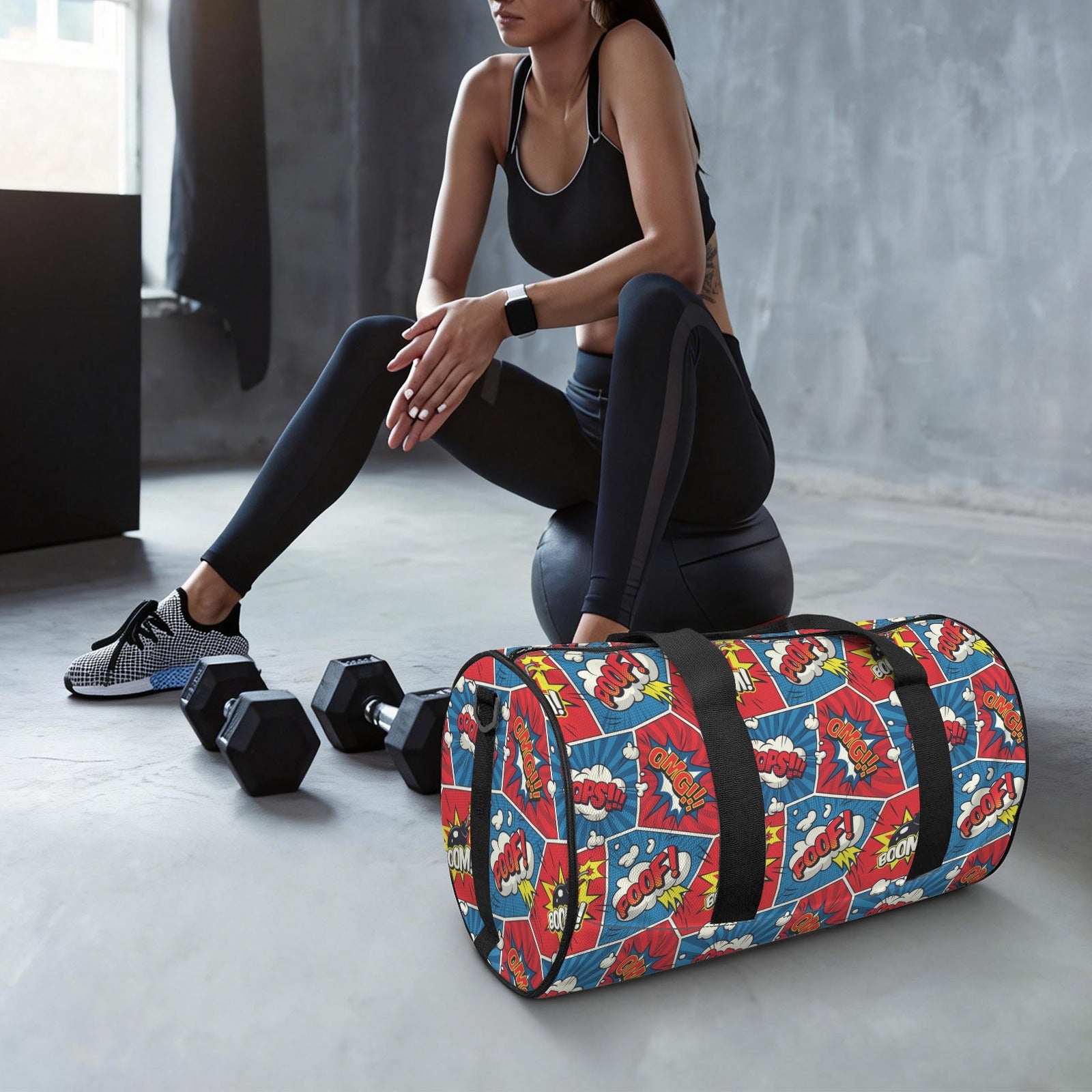Comic Book Cells Duffle Bag Duffle Bag Printed Offshore