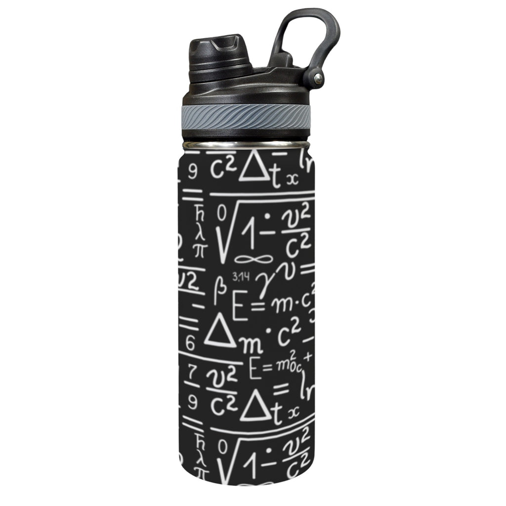 Mathematics - Insulated Water Bottle with Dual-Use Lid (18oz) One Size Insulated Water Bottle with Dual-Use Lid (18oz) Maths Printed Offshore