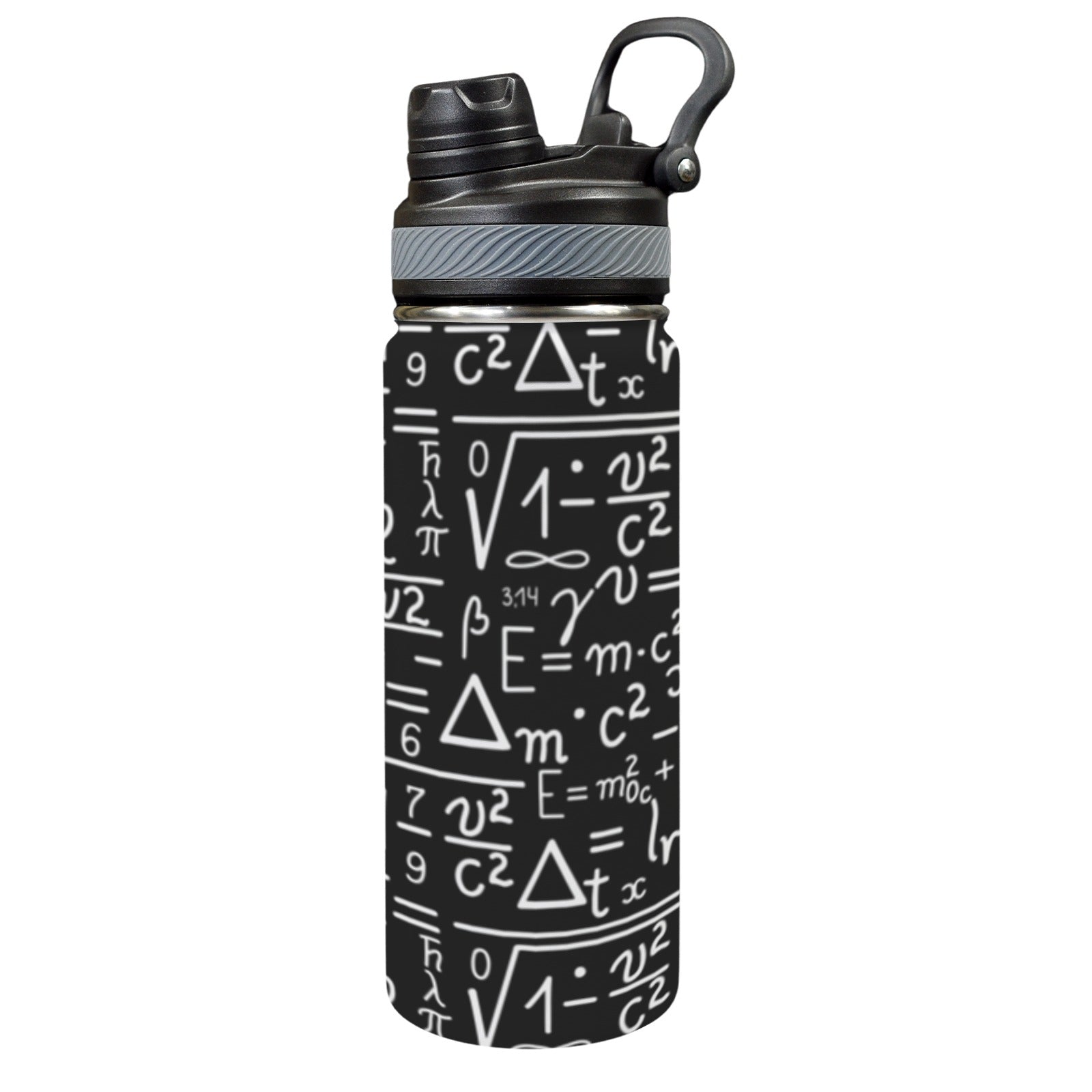 Mathematics - Insulated Water Bottle with Dual-Use Lid (18oz) One Size Insulated Water Bottle with Dual-Use Lid (18oz) Maths Printed Offshore