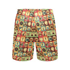 Retro Life Men's Mid-Length Beach Shorts Men's Mid-Length Beach Shorts Printed Offshore Retro