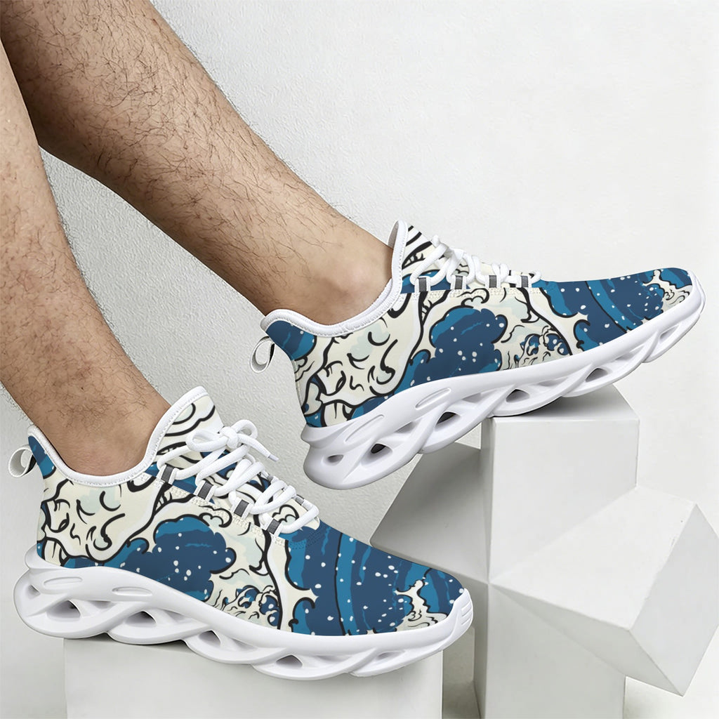 Japanese Waves Men's Twisted Sole Sneakers