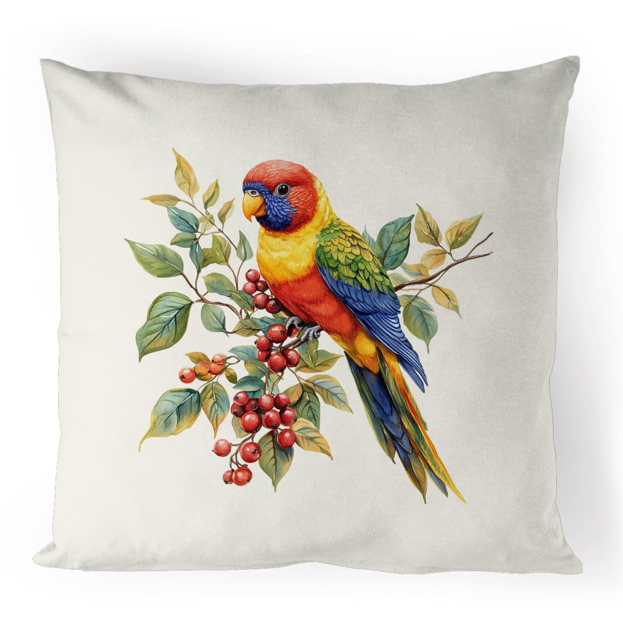 Lorikeet, Australian Animals - 100% Linen Cushion Cover Default Title Linen Cushion Covers animal Printed In Australia