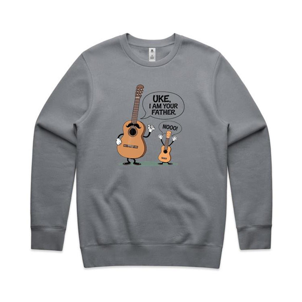 Uke, I Am Your Father, Guitar Ukulele - AS Colour Sweatshirt