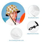 French Fries Kids Bucket Hat Kids Bucket Hat Food Printed Offshore