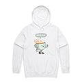 Coffee Time Men's AS Colour Hoodie White Mens Hoodie Coffee Printed In Australia