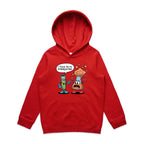 I Think You're Overreacting Chemistry Kids AS Colour Hoodie