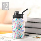 Mermaid World Kids Water Bottle with Chug Lid (12 oz) Kids Water Bottle with Chug Lid Printed Offshore