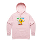 A Little Ray Of Sunshine - Womens Hoodie Pink Womens Hoodie Positivity Printed In Australia