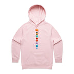 Our Solar System - Womens Hoodie Pink Womens Hoodie Printed In Australia Space