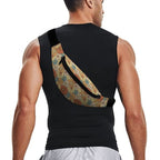 Vintage Retro Flower - Bum Bag / Fanny Pack