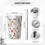 Australian Plants And Animals Small Stainless Steel Travel Mug Cup 12oz/350ml