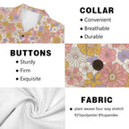 Faded Floral Men's Hawaiian Shirt