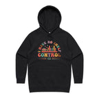 I Have No Shelf Control, Books - Womens Hoodie Black Womens Hoodie Printed In Australia Reading