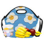 Fried Eggs - Neoprene Lunch Bag Neoprene Lunch Bag Printed Offshore