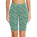 Summer Fruit Women's Bike Shorts With Side Pockets