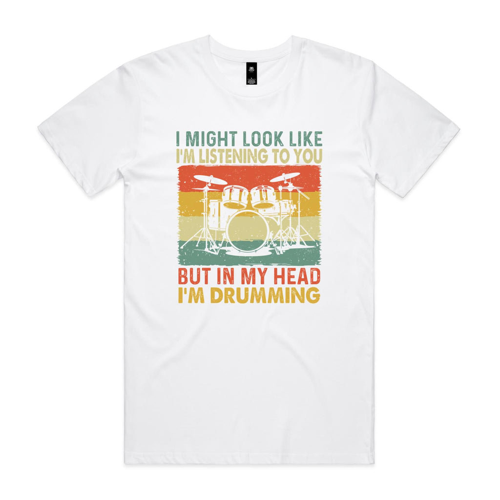 In My Head I'm Drumming - Mens T-shirt