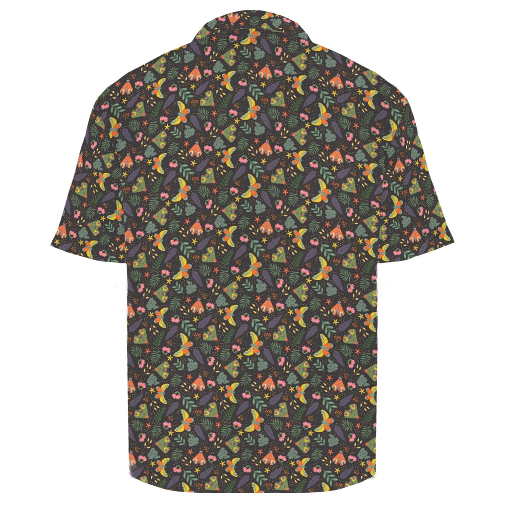 Dark Butterfly Men's Crinkle Hawaiian Shirt