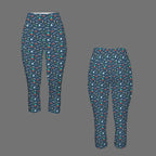 UFO's And Aliens - Women's High Waist Pocket Capri Yoga Leggings Women's High Waist Capri Yoga Leggings Printed Offshore Sci Fi