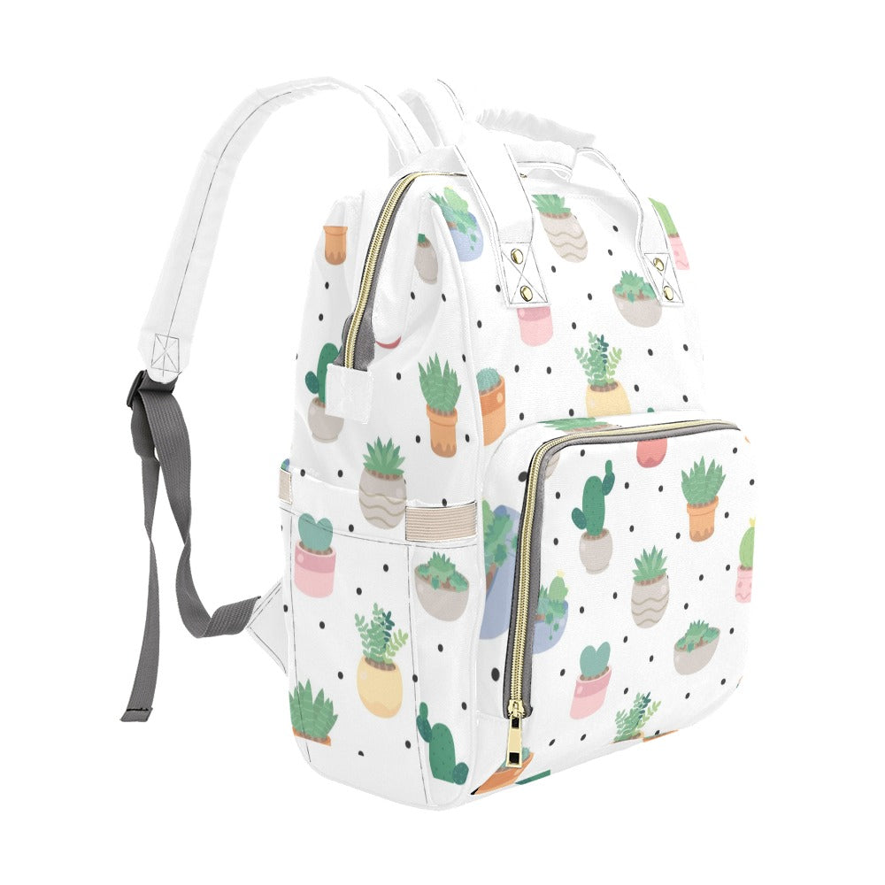 Cactus Love - Multi-Function Backpack, Nappy / Diaper Bag