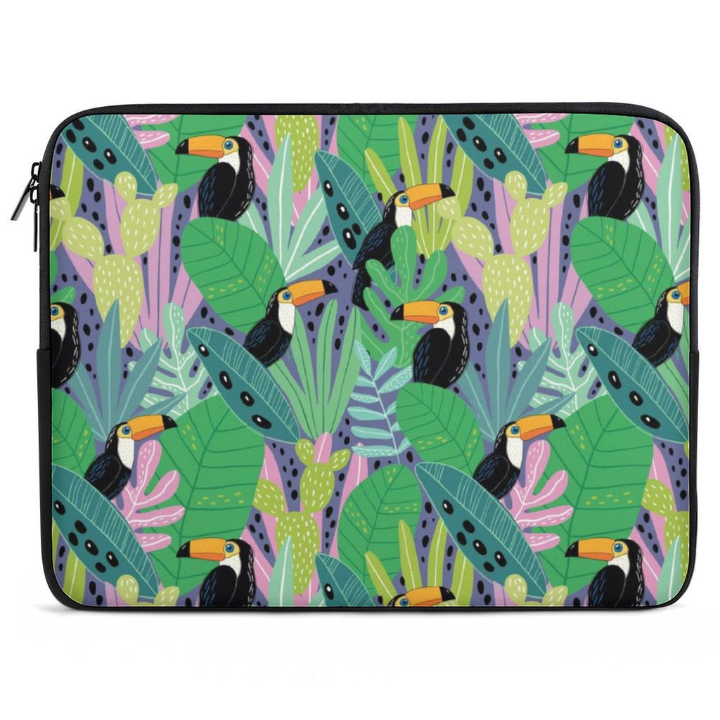 Bright Toucan Laptop Sleeve (Multiple Sizes) black Laptop Sleeve animal Printed Offshore