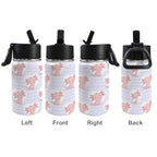 Axolotl Love 12oz Kids Water Bottle with Straw Lid