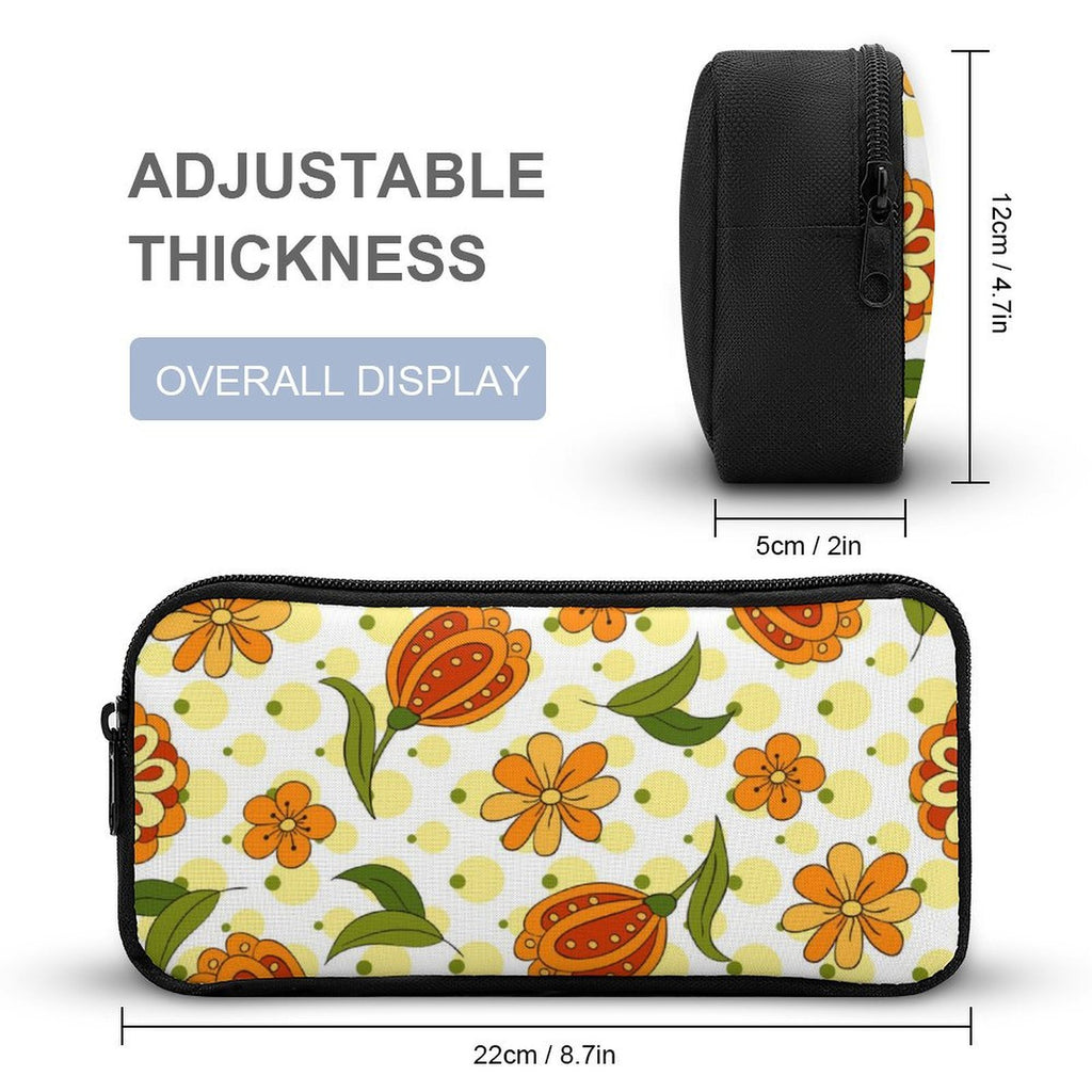 Graphic Floral Backpack, Lunch Bag & Pencil Case Set