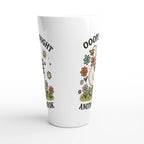 Oops, I Bought Another Book - White Latte 17oz Ceramic Mug Latte Mug animal Globally Fulfilled Reading