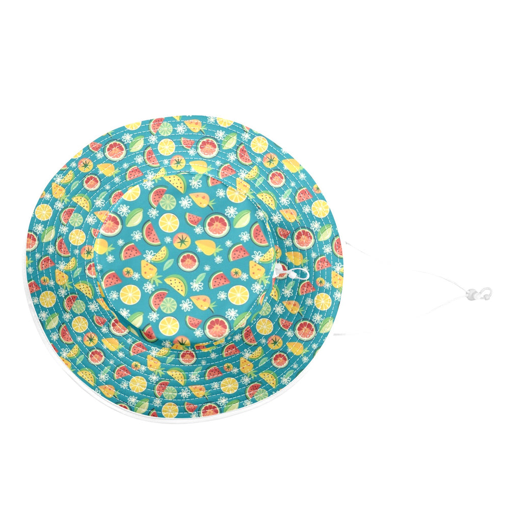 Summer Fruit Wide Brim Bucket Hat Wide Brim Bucket Hat Food Printed Offshore