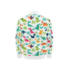 Cute Cartoon Dinosaur Kids Bomber Jacket Kids Bomber Jacket animal Printed Offshore