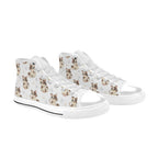 Cheeky Cats Men's High Top Canvas Shoes Men's Classic High Top Canvas Shoes animal Printed Offshore