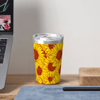 Sunflowers in Bloom Small Stainless Steel Travel Mug Cup 12oz/350ml