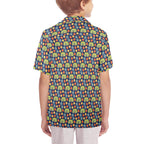 Hippy Caravan Senior Kids Hawaiian Shirt Senior Kids Hawaiian Shirt 8-15 Printed Offshore Retro