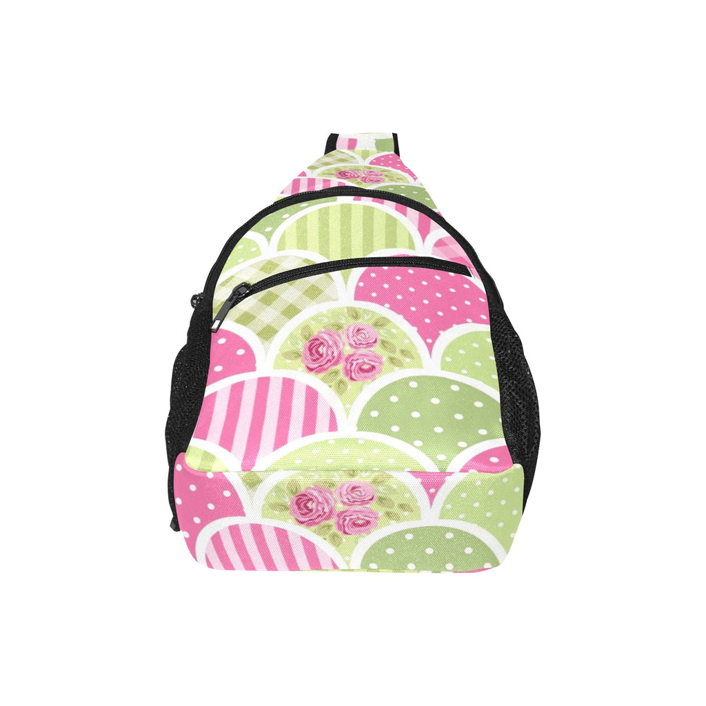 Floral Tabs - Chest Bag