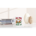 Gingerbread, Did You Try Icing It White 11oz Ceramic Mug Christmas Mug Christmas Globally Fulfilled