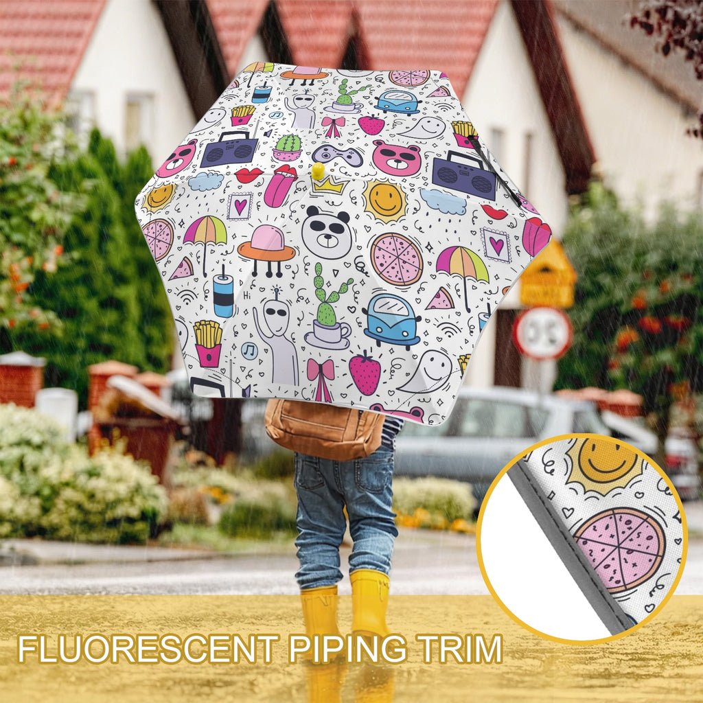 Cute And Fun Kids Safe Round Corner Umbrella Kids Safe Round Corner Umbrella Printed Offshore