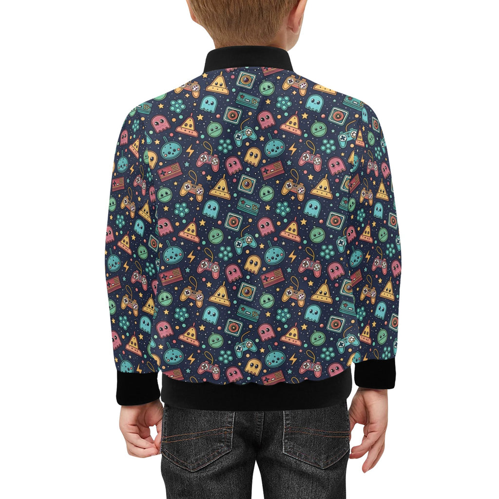 Video Game Kids Bomber Jacket