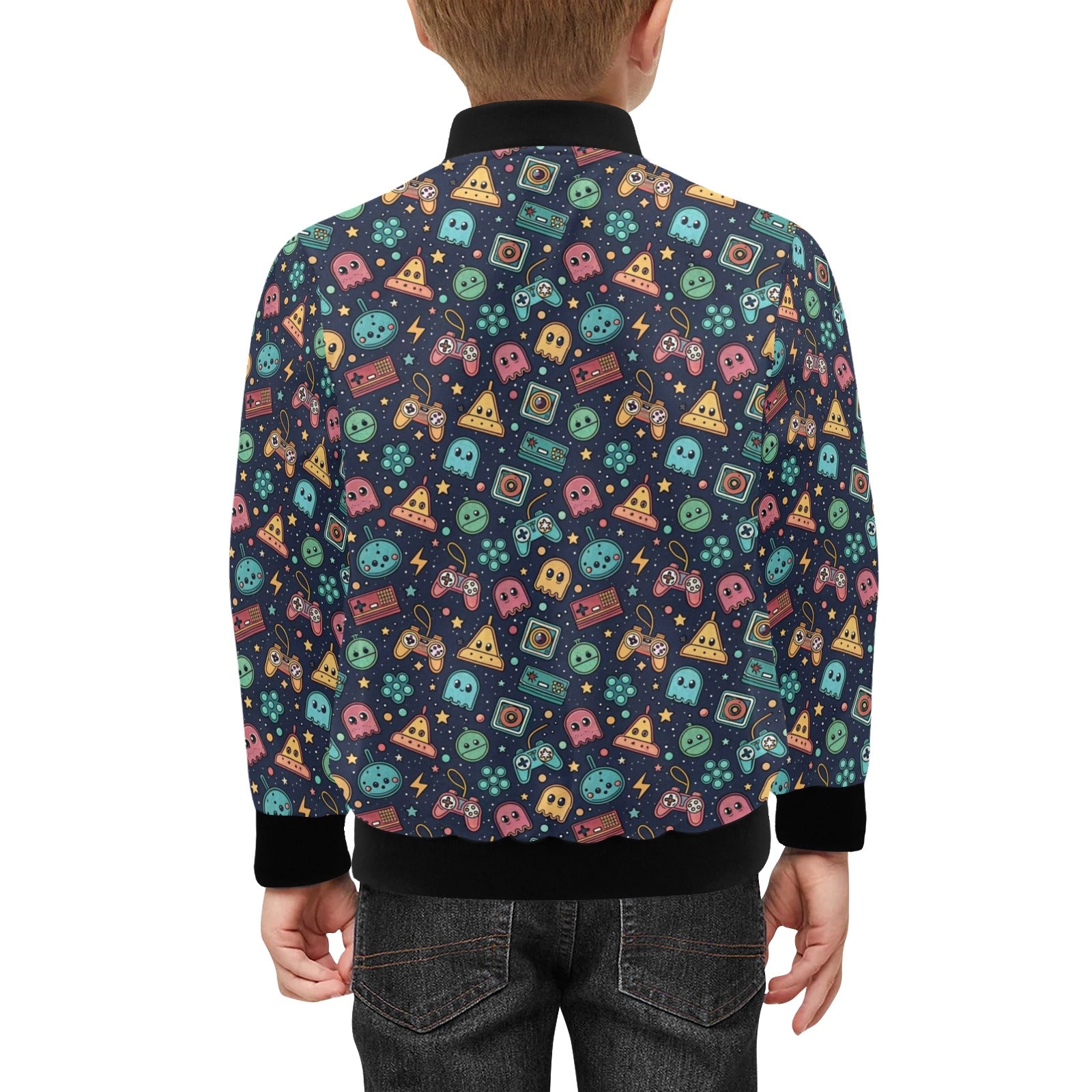 Video Game Kids Bomber Jacket