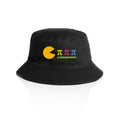 Hungry For Pi - AS Colour Bucket Hat Black One Size As Colour Bucket Hat Games Maths Printed In Australia
