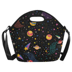 Colourful Space - Neoprene Lunch Bag Neoprene Lunch Bag Printed Offshore